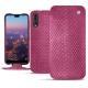 Huawei P20 Pro leather case - Serpent ciclamino