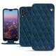 Housse cuir Huawei P20 Pro - Blu mediterran - Couture