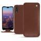 Housse cuir Huawei P20 Pro - Marron délicat