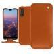 Huawei P20 Pro leather case - Orange vibrant