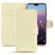 Custodia in pelle Huawei P20 Pro - Ivoire ( Sleek P C12 - White ) 