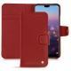 Huawei P20 Pro leather case - Tomate ( Pantone 187C ) 