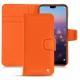 Funda de piel Huawei P20 Pro - Orange fluo
