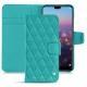 Funda de piel Huawei P20 Pro - Bleu fluo - Couture