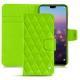Lederschutzhülle Huawei P20 Pro - Vert fluo - Couture