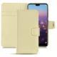 Custodia in pelle Huawei P20 Pro - Beige PU