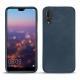 Custodia in pelle Huawei P20 Pro - Jean vintage ( Roughtcut - Pantone 285U  ) 