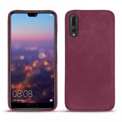 가죽 커버 Huawei P20 ProPrune vintage ( Pantone #612434 ) 