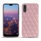 Huawei P20 Pro leather cover - Rose - Couture ( Nappa - Pantone 2365C ) 