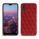Funda de piel Huawei P20 Pro - Rouge - Couture ( Nappa - Pantone 199C ) 