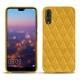 Coque cuir Huawei P20 Pro - Jaune soulèu - Couture
