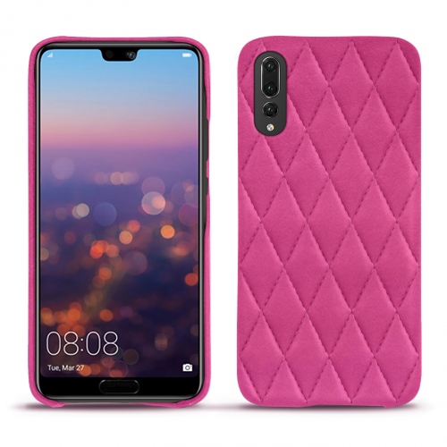 Custodia in pelle Huawei P20 ProRose BB - Couture ( Pantone #DB599F )