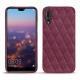 Huawei P20 Pro leather cover - Prune vintage - Couture