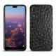 Custodia in pelle Huawei P20 Pro - Autruche nero
