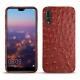 Custodia in pelle Huawei P20 Pro - Autruche ciliegia