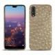 Coque cuir Huawei P20 Pro - Autruche desert