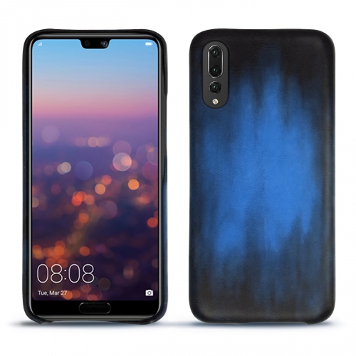 Capa em pele Huawei P20 ProBleu Patine