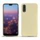 Custodia in pelle Huawei P20 Pro - Beige PU