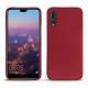 Coque cuir Huawei P20 Pro - Rouge passion