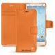 Sony Xperia XZ2 leather case - Orange ( Nappa - Pantone 1495U ) 
