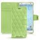 Housse cuir Sony Xperia XZ2 - Vert olive - Couture ( Nappa - Pantone 578U ) 