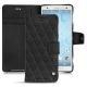 硬质真皮保护套 Sony Xperia XZ2 - Ebène - Couture ( Sleek P C12 - Black ) 