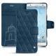 Housse cuir Sony Xperia XZ2 - Blu mediterran - Couture