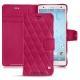 Housse cuir Sony Xperia XZ2 - Rose fluo - Couture