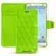 Capa em pele Sony Xperia XZ2 - Vert fluo - Couture