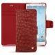 Funda de piel Sony Xperia XZ2 - Autruche ciliegia