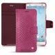 Sony Xperia XZ2 leather case - Serpent ciclamino