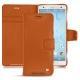 Housse cuir Sony Xperia XZ2 - Orange vibrant