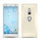 Coque cuir Sony Xperia XZ2 - Blanc ( Nappa - White ) 