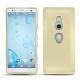 Capa em pele Sony Xperia XZ2 - Beige ( Nappa - Pantone 7502C ) 