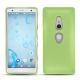 Coque cuir Sony Xperia XZ2 - Vert olive ( Nappa - Pantone 578U ) 