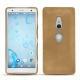 Capa em pele Sony Xperia XZ2 - Sable vintage ( Roughtcut - Gaucho#57254 ) 