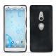 Funda de piel Sony Xperia XZ2 - Dark vintage ( Roughtcut - Black#5256 ) 