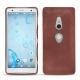 Sony Xperia XZ2 leather cover - Passion vintage ( Glutton - Red ) 