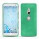 Custodia in pelle Sony Xperia XZ2 - Menthe vintage ( Pantone 562C ) 