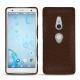 Coque cuir Sony Xperia XZ2 - Châtaigne ( Pantone 476C ) 