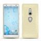 Capa em pele Sony Xperia XZ2 - Ivoire ( Sleek P C12 - White ) 