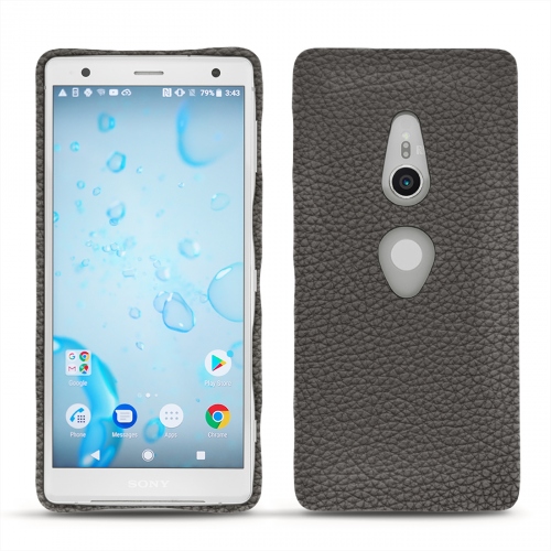 Custodia in pelle Sony Xperia XZ2Anthracite ( Pantone #41403c ) 