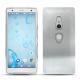 Custodia in pelle Sony Xperia XZ2 - Platinium ( Pantone 877C ) 