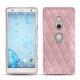 Lederschutzhülle Sony Xperia XZ2 - Rose - Couture ( Nappa - Pantone 2365C ) 