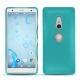 Funda de piel Sony Xperia XZ2 - Bleu fluo