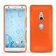 Capa em pele Sony Xperia XZ2 - Orange fluo