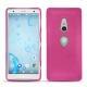Coque cuir Sony Xperia XZ2 - Rose BB