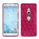 Capa em pele Sony Xperia XZ2 - Rose fluo - Couture