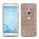 硬质真皮保护套 Sony Xperia XZ2 - Taupe vintage - Couture