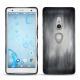 Sony Xperia XZ2 leather cover - Gris Patine